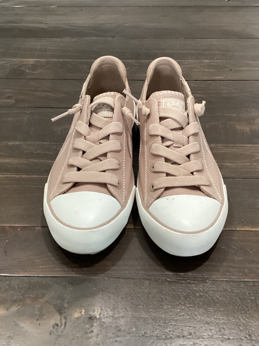 BOBS from Skechers Blush Pink Low-Top Lace-Up Sneakers